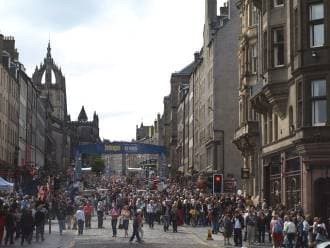 Edinburgh city street